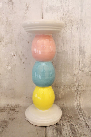 12" Easter Egg Candle Holder