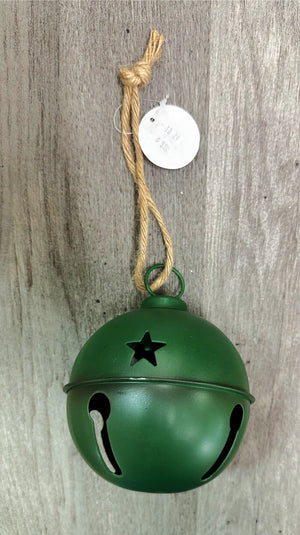 4" Medium Green Metal Bell