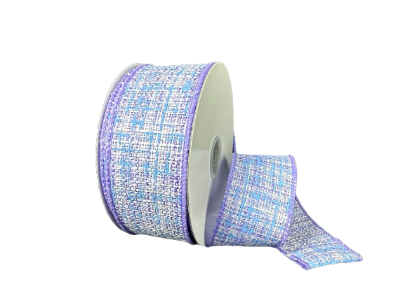 1.5" Lavender Tweed Ribbon