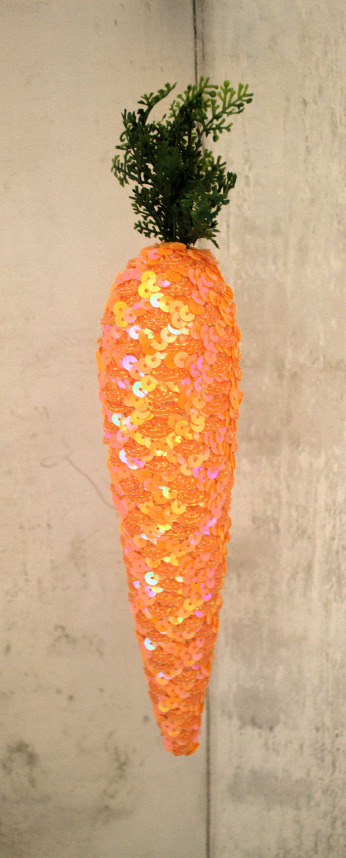 12" Sequin Easter Carrot