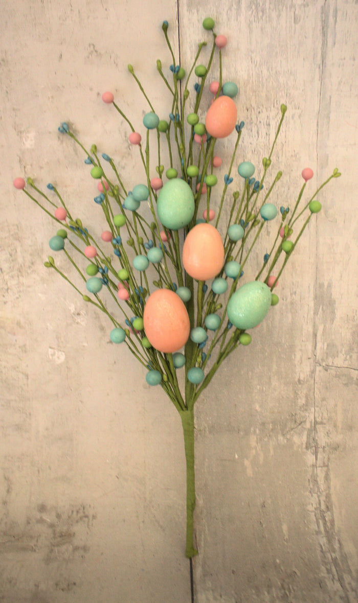 20" Pastel Easter Egg Filler Spray