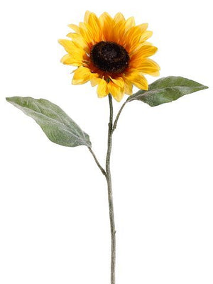 24" Large Sunflower Stem