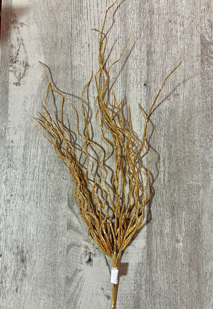 24" Gold Willow Spray