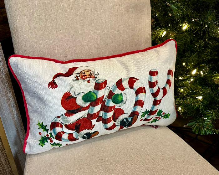 Santa Joy Christmas Pillow