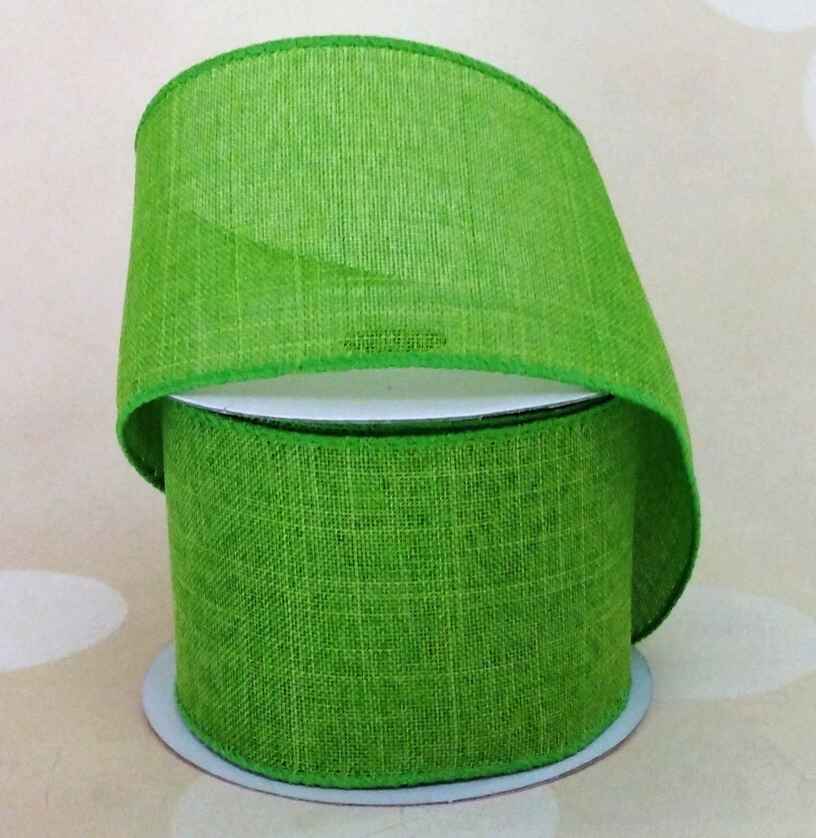1.5 Lime Green Velvet Ribbon with Tinsel Trim – Ellis Home & Garden