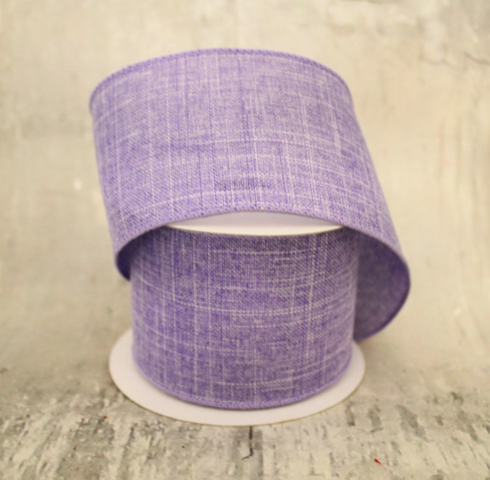 2.5" Lavender Linen Ribbon