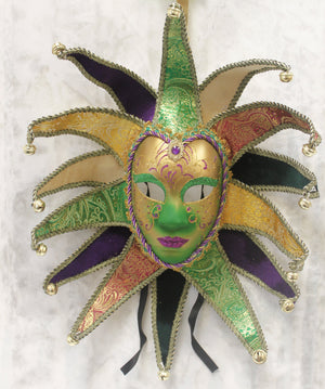 24" Full Face Mardi Gras Mask-Mardi Gras Decor-Ellis Home & Garden