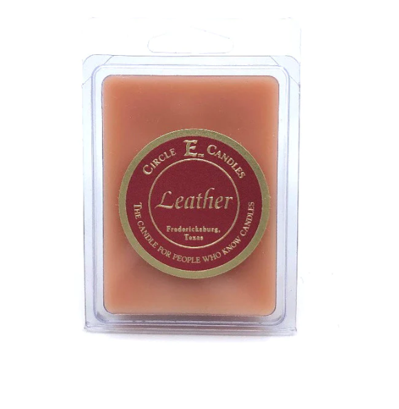 Circle E Candles Mini Tart- Leather